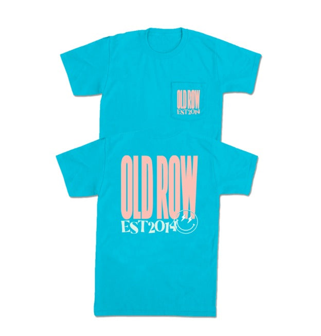 Old Row Chicks Pocket Tee - Sapphire