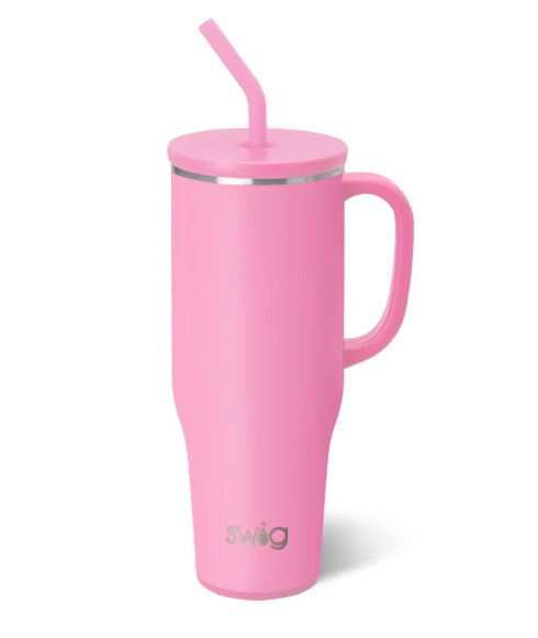 Swig 40oz Mega Mug- Shimmer Bubblegum