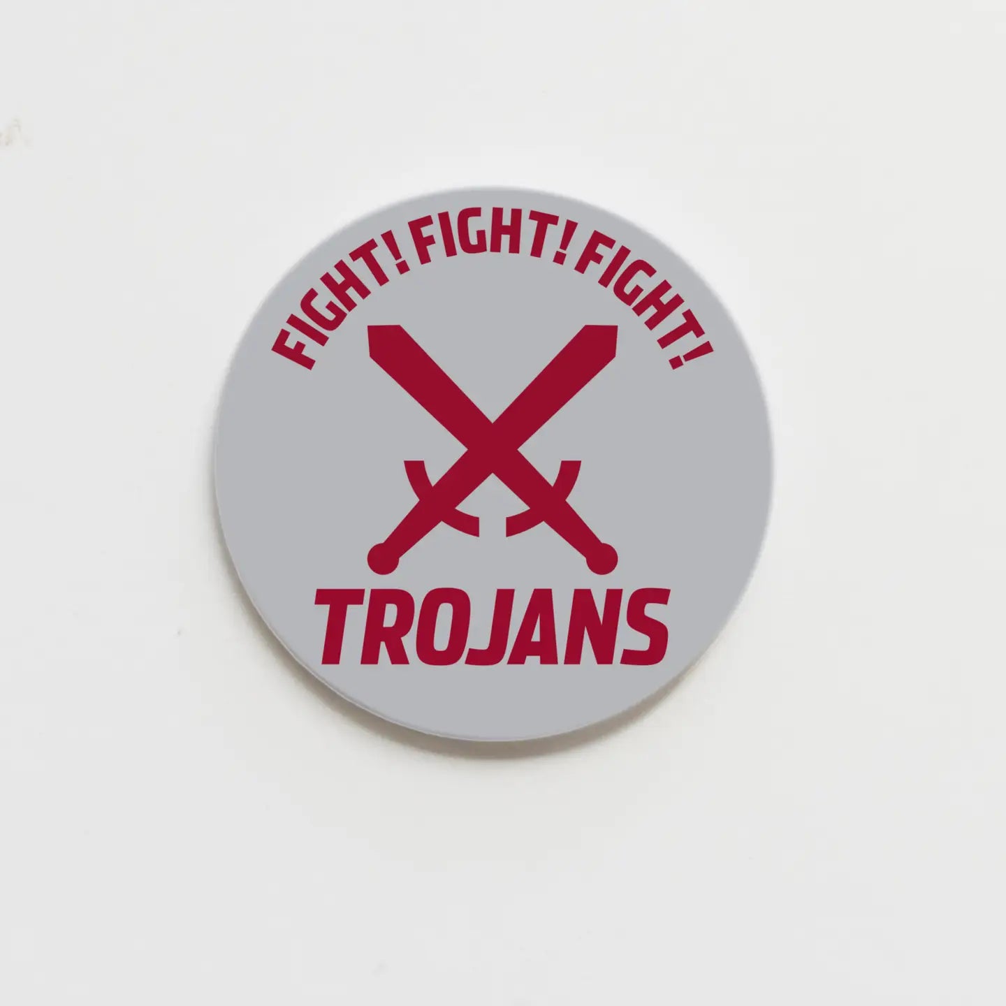 Troy Gameday Button - Fight Sword