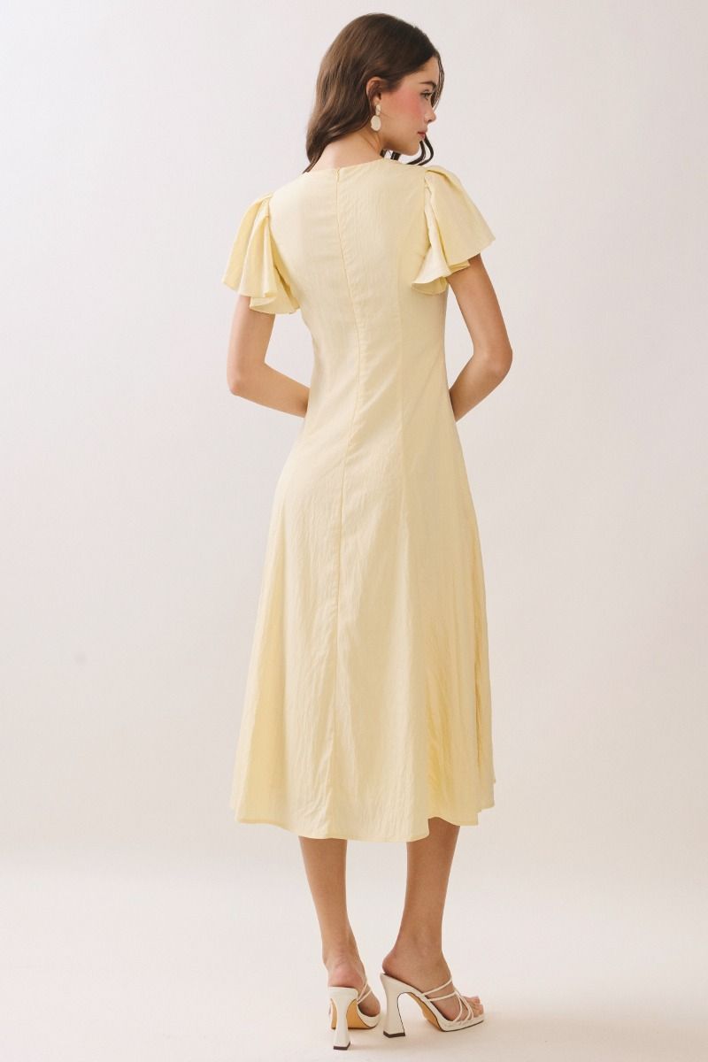 Sweetest of the Sunflowers Midi Dress
