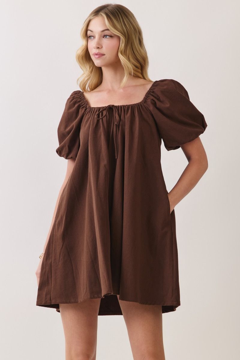 Lunch Date Dress - Chocolate