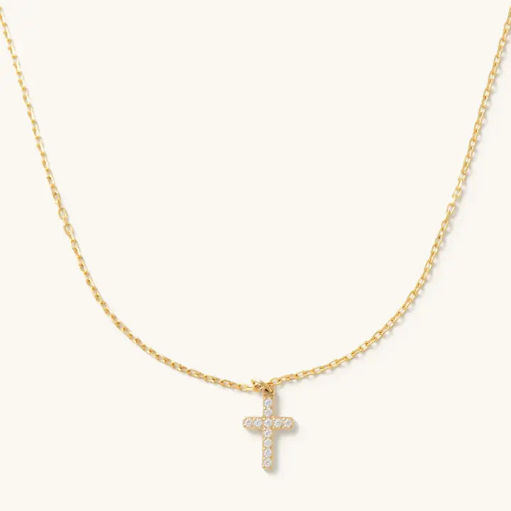 Nikki Smith Crystal Cross Necklace