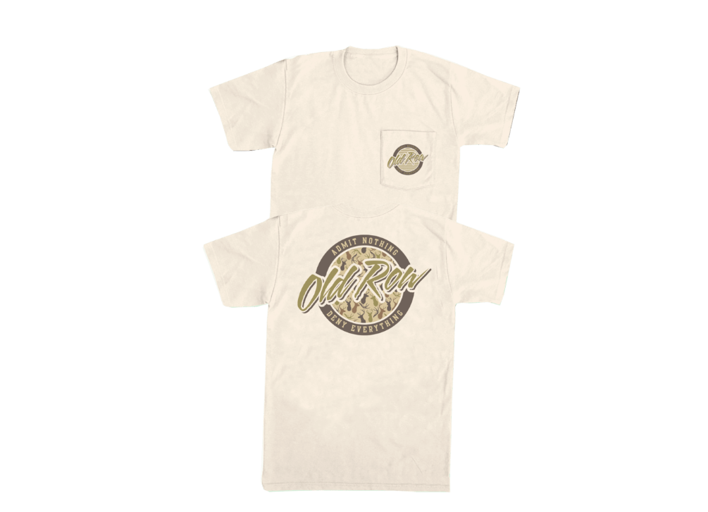 Old Row Circle Logo Tee - Deer Camo