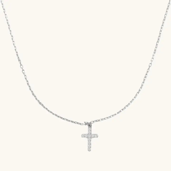 Nikki Smith Crystal Cross Necklace