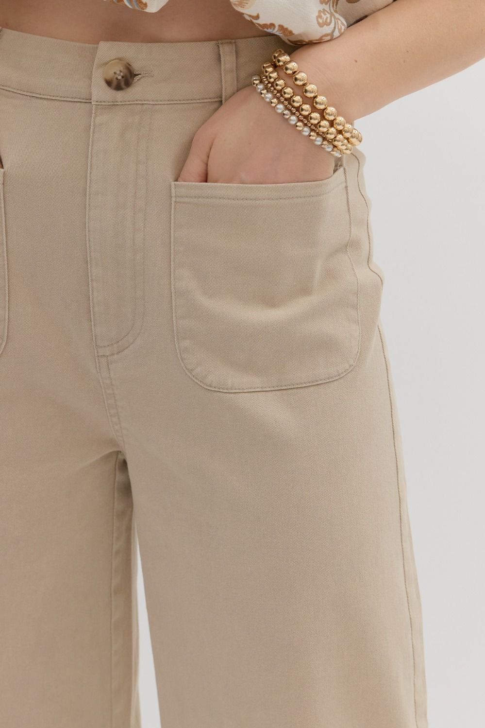 Sending Love Pants - Stone