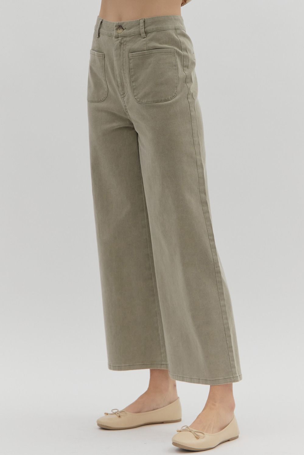 Sending Love Pants - Olive