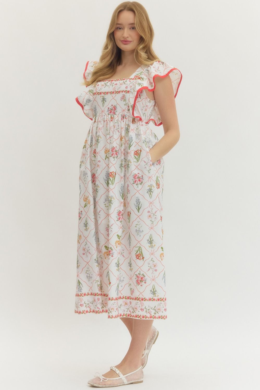 Childhood Home Dress - Red