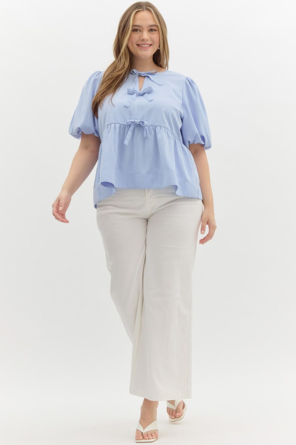 Choosing Peace Top - Baby Blue