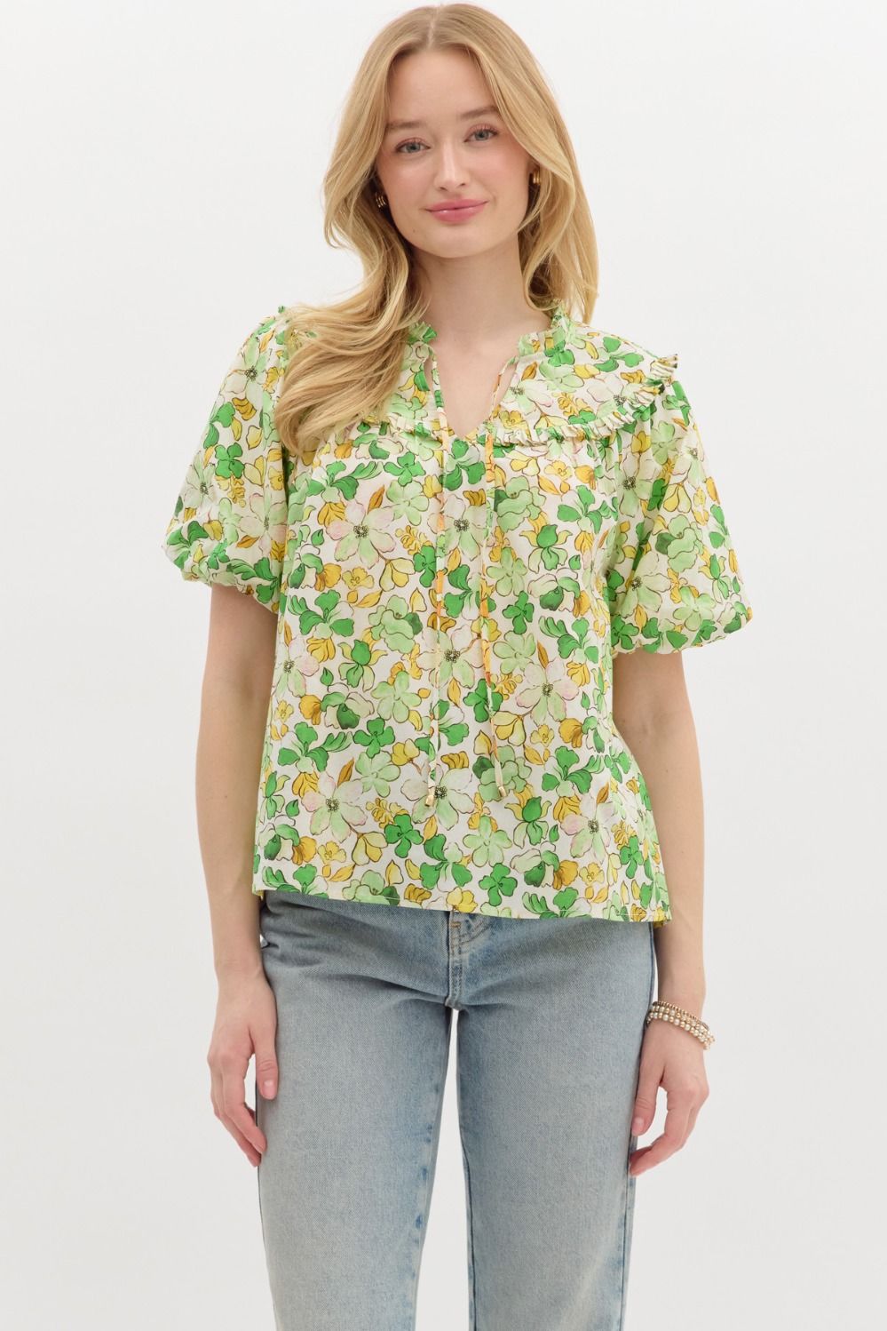 People Pleaser Top- Green