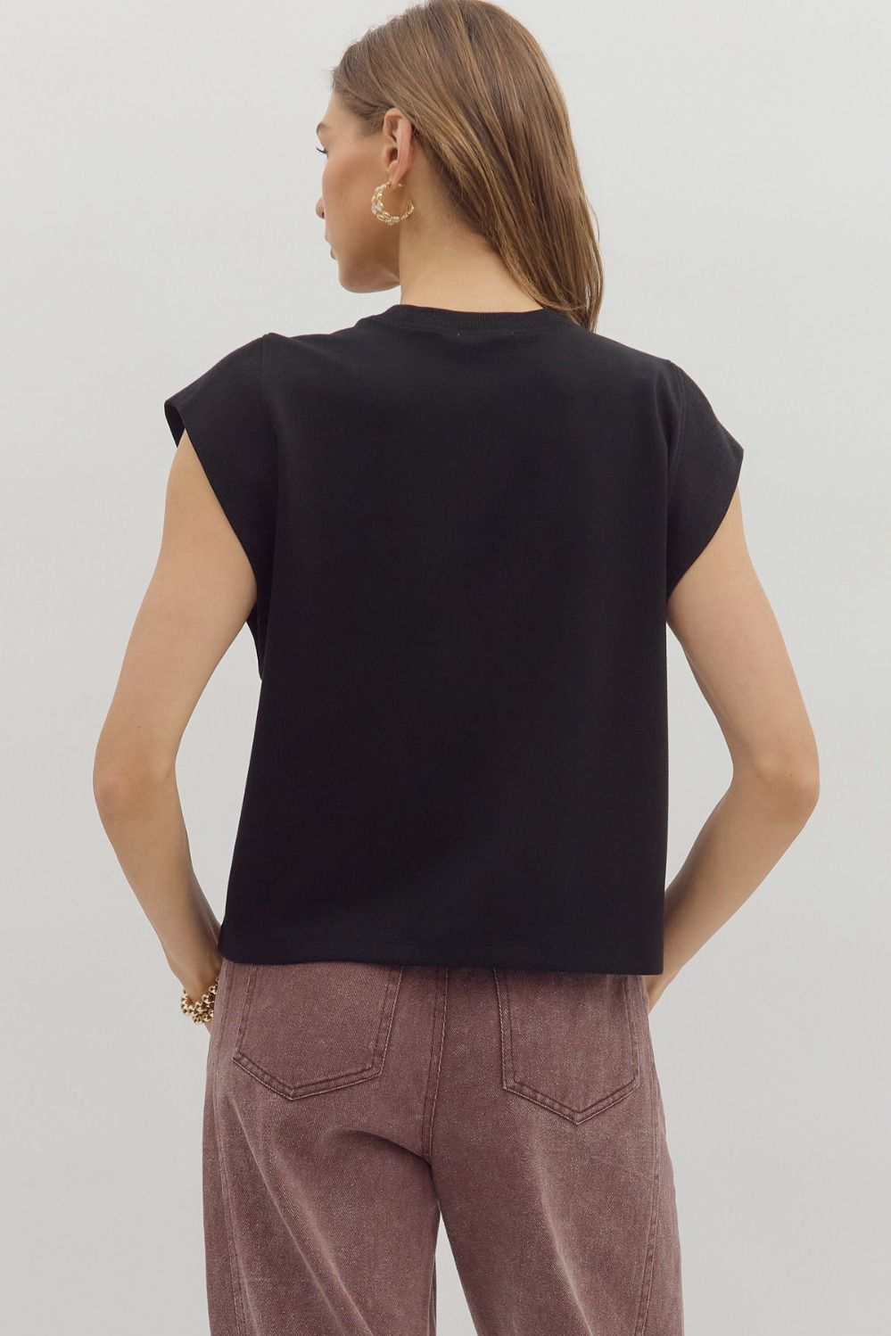 Fall Back Top - Black