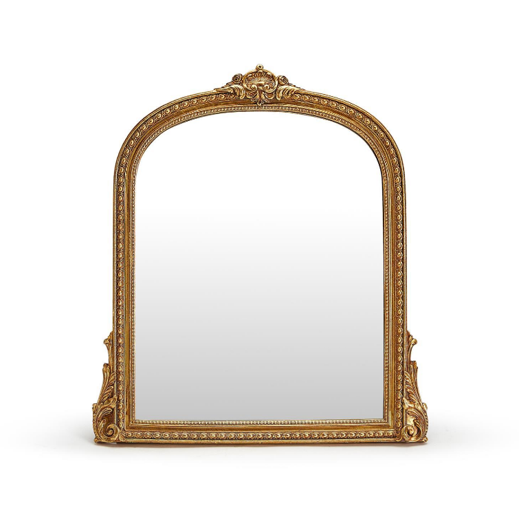 Gold Fleur 8X10 Mirror