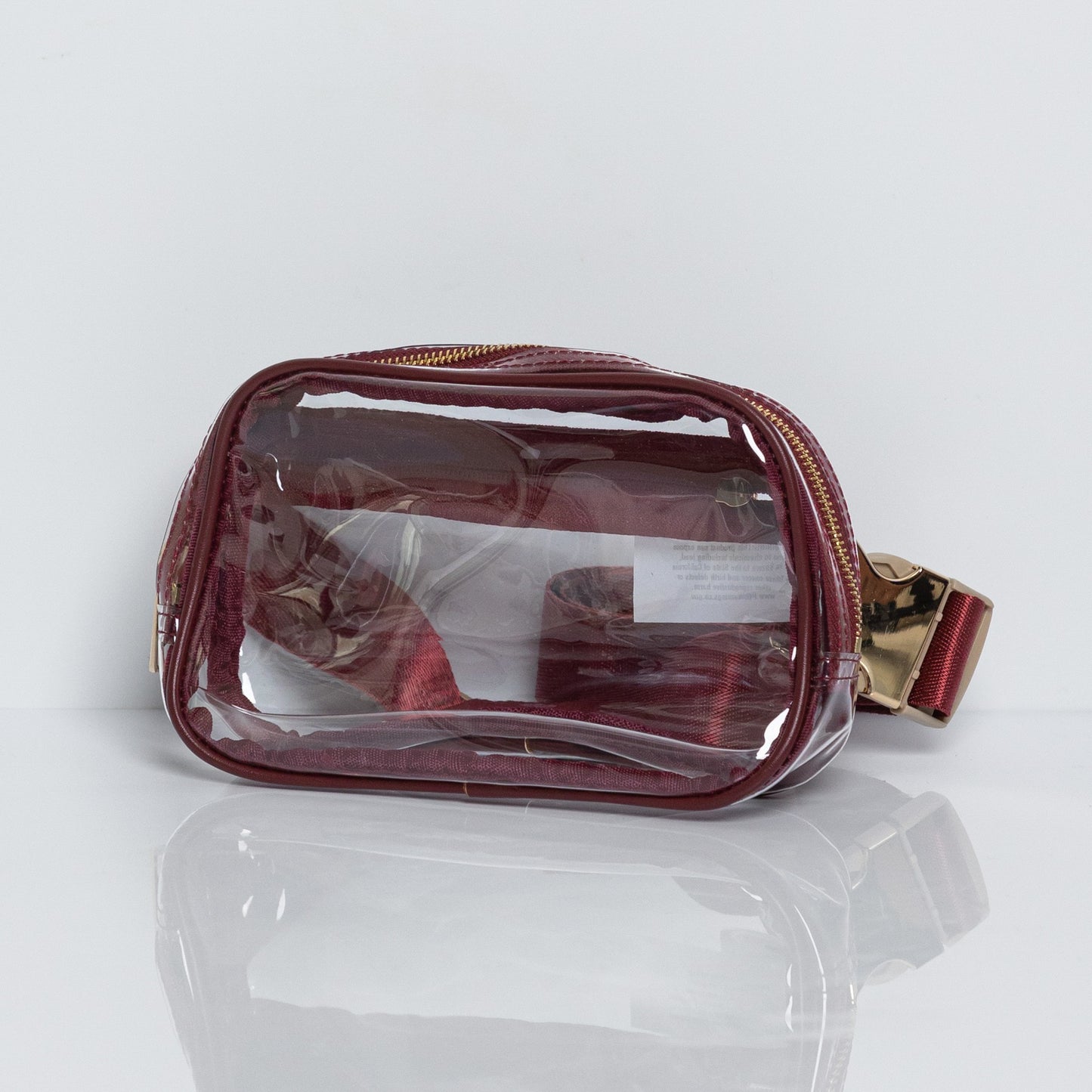 Clear the Way Belt Bag - Crimson