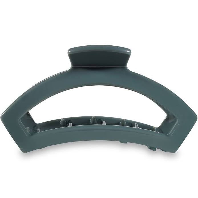 Teleties Large Storm Blue Open Claw Clip