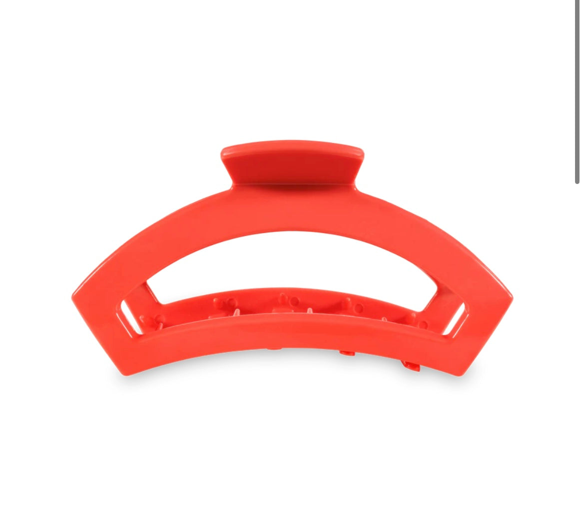 Teleties Coral Medium Open Claw Clip