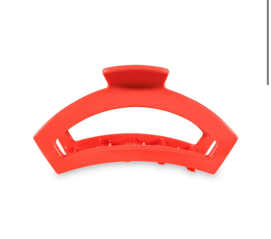 Teleties Coral Large Open Claw Clip