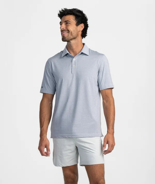 SSCO Heather Madison Stripe Polo - Windsor