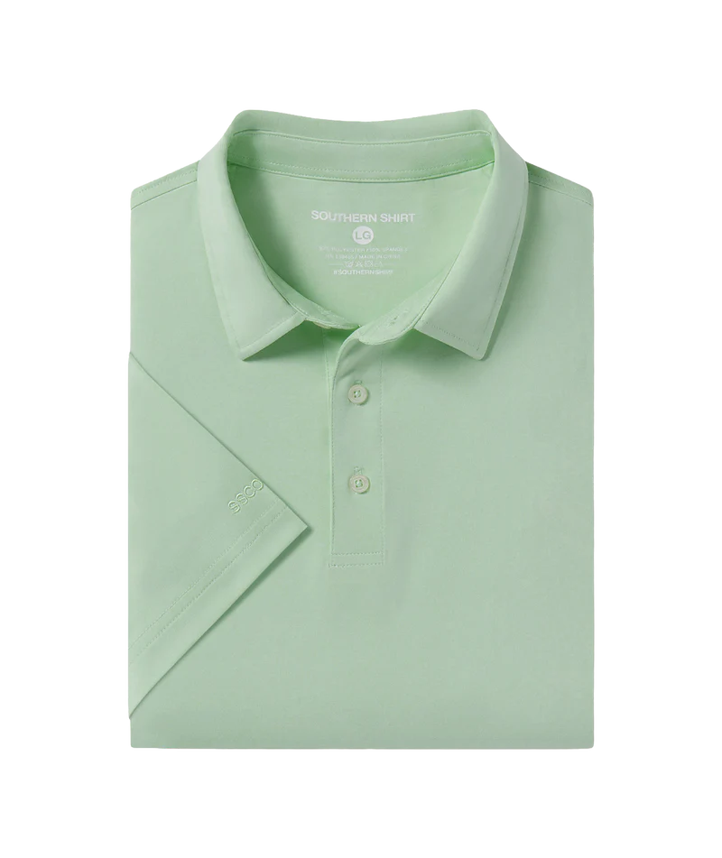 SSCO Grayton Heather Polo - Vapor Green