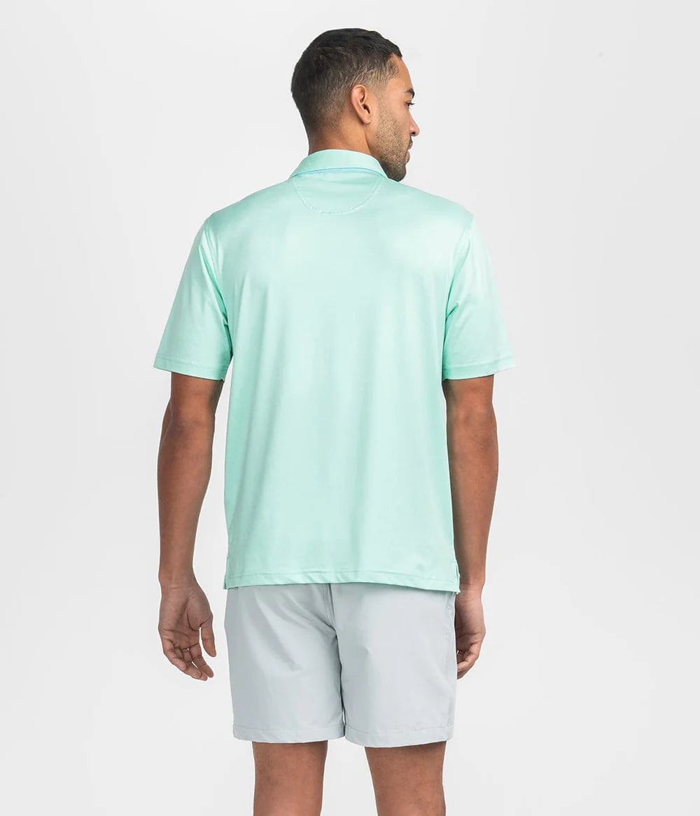 Grayton Heather Polo - Paradise