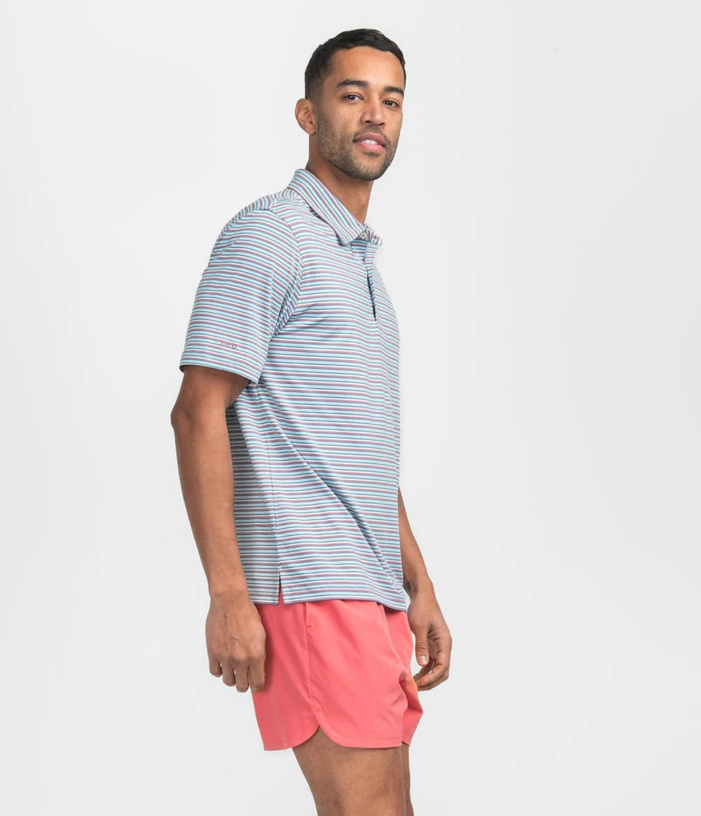 Tybee Stripe Polo - Tropsicle