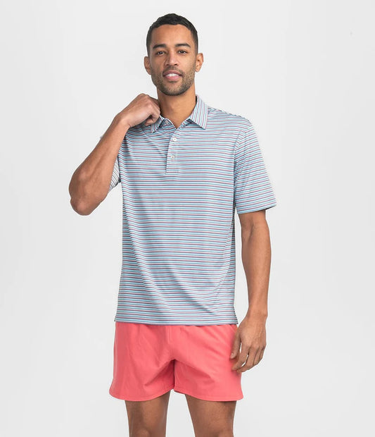 Tybee Stripe Polo - Tropsicle