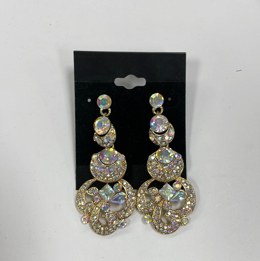 Formal Earrings Gold AB Aladdin
