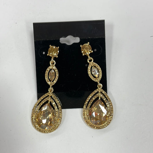 Formal Earrings Layered Gold