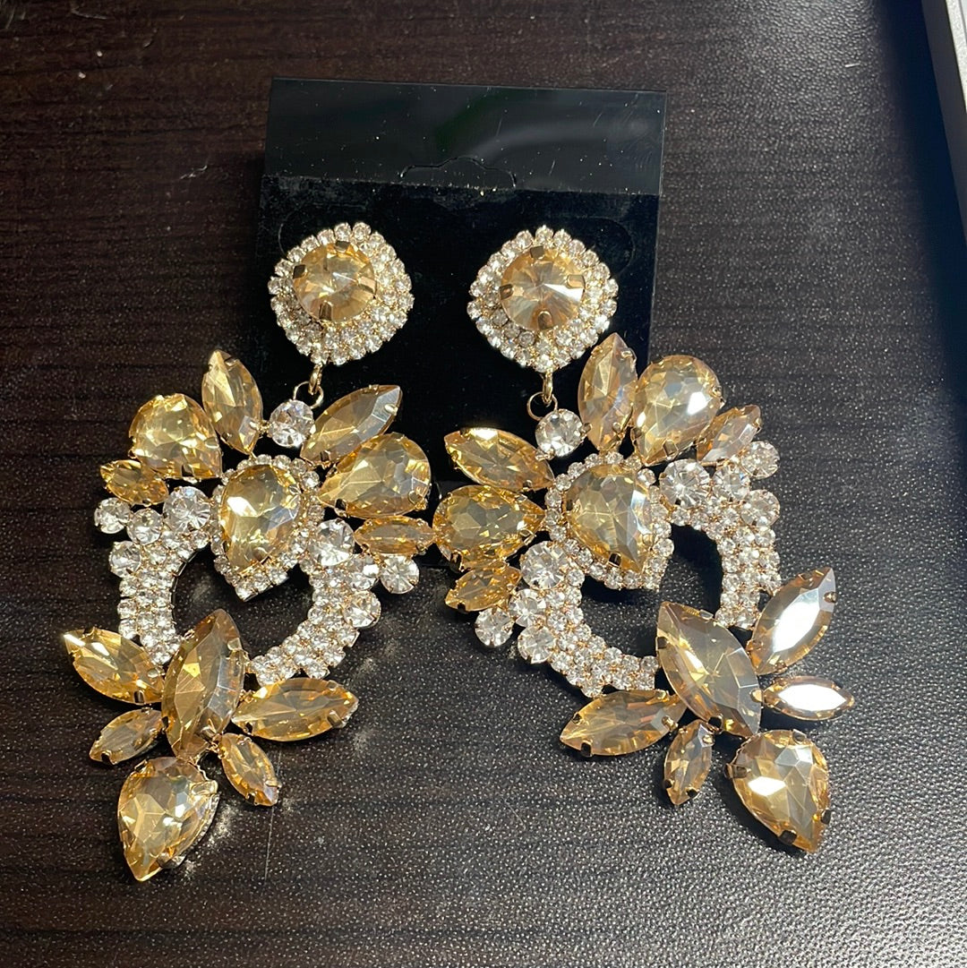 Formal Earrings Topaz Large