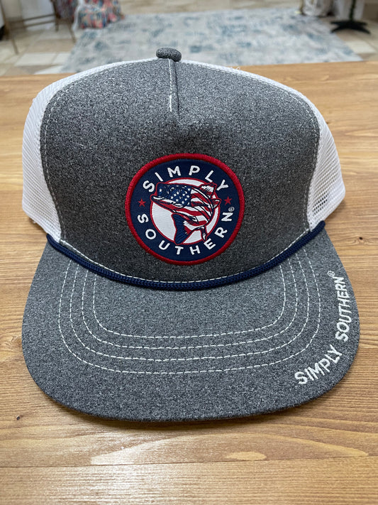 Simply Southern Men’s Hat - Bass Flag