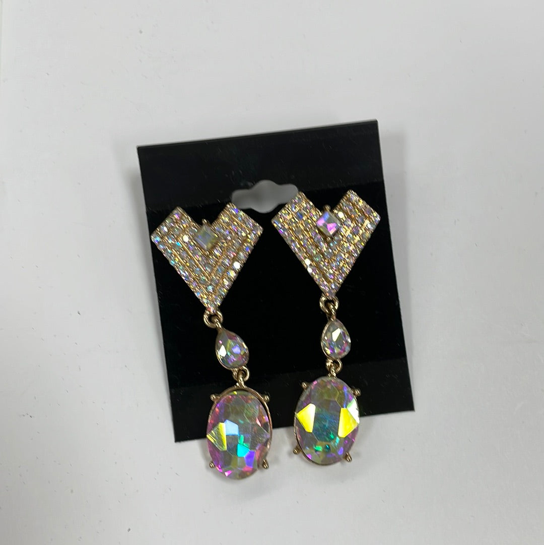 Formal Earrings Gold AB V