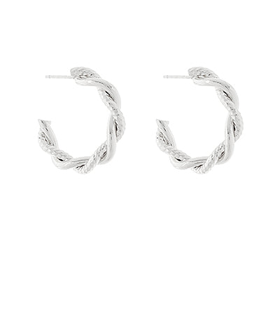 Twisted & Textured Hoops