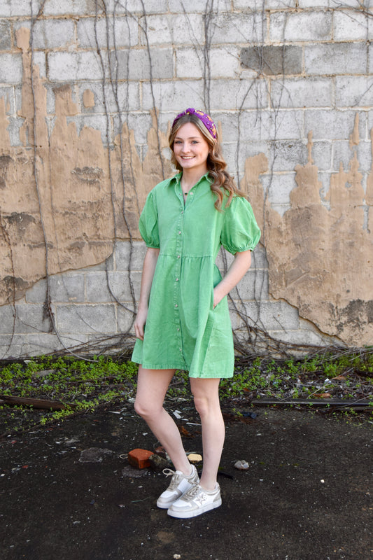 Greener Grass Ahead Mini Dress