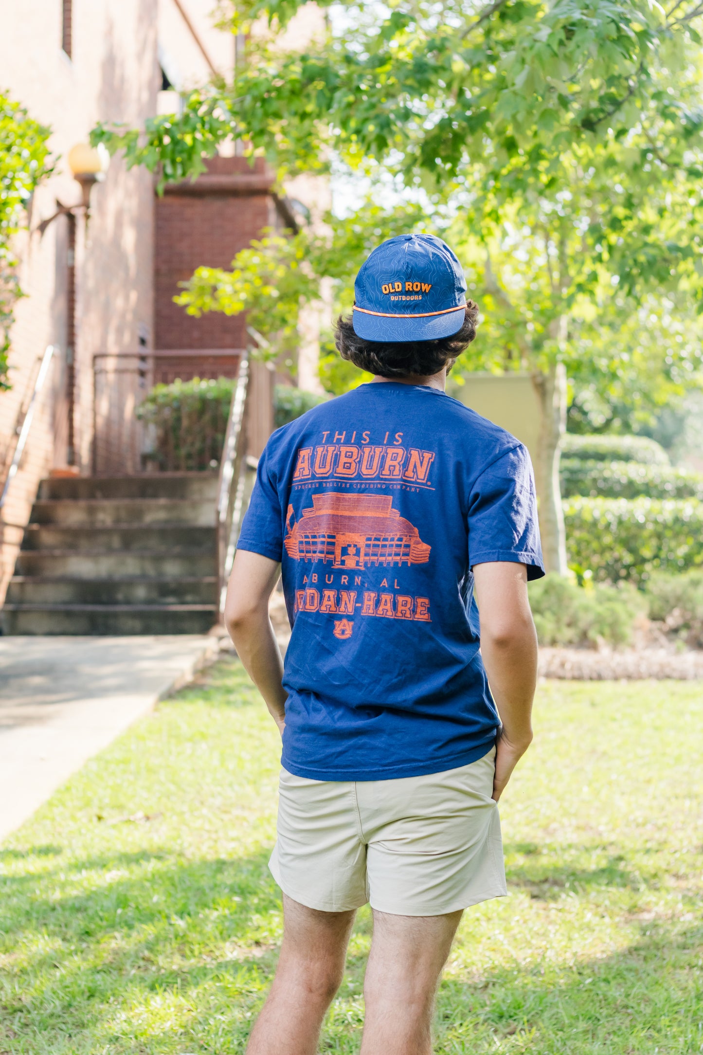 Speckle Bellies Auburn Football Stadium Tee