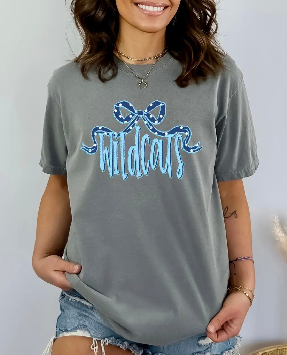 Wildcats Bow Tee