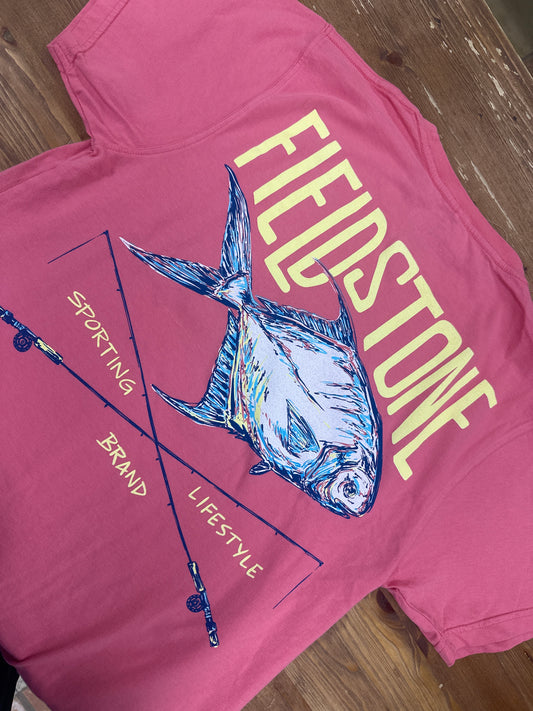 Fieldstone Pompano Logo Tee