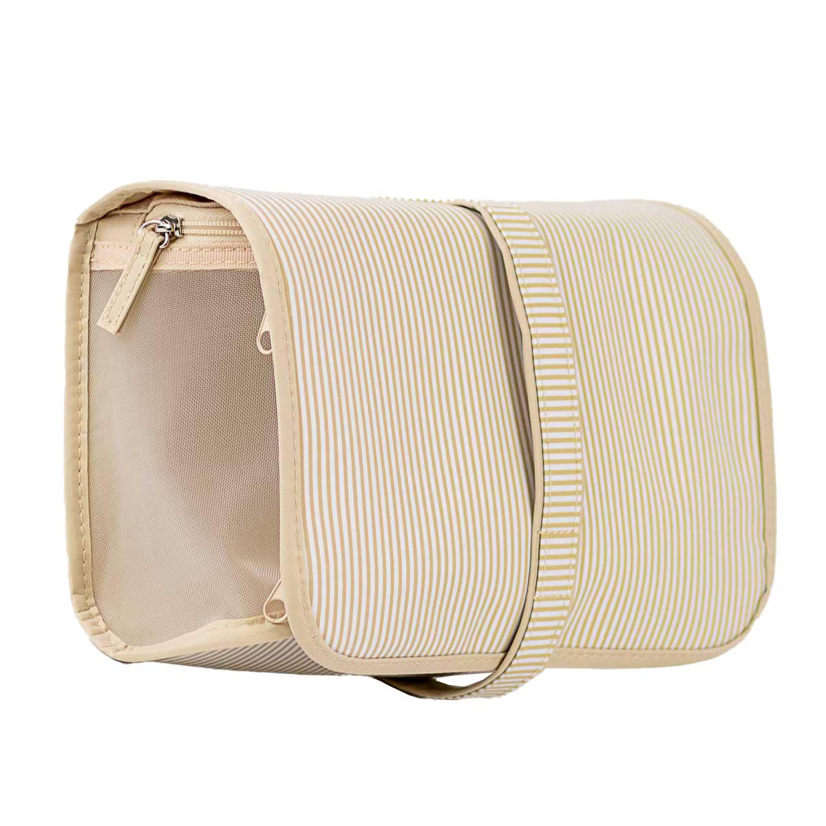 Pinstripe Cosmetic - White/Shell