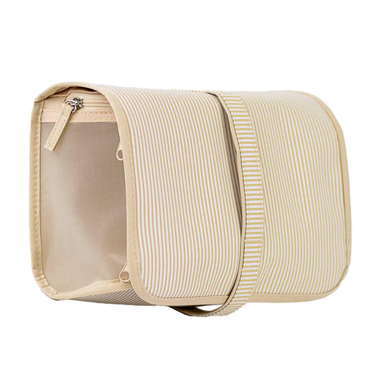 Pinstripe Cosmetic - White/Shell