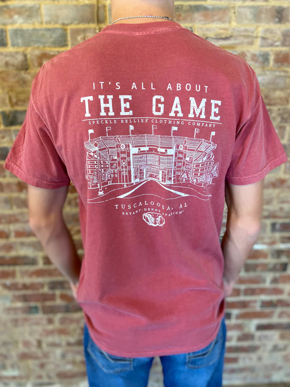 Speckle Bellies Alabama The Game Stadium Tee