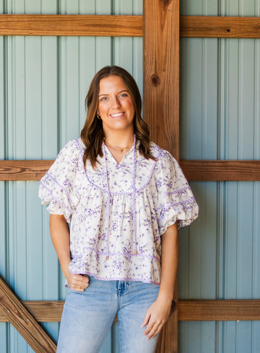 Small Reminders Top - Lavender