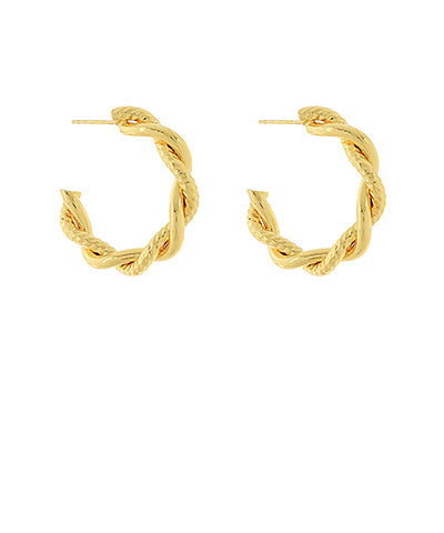 Twisted & Textured Hoops