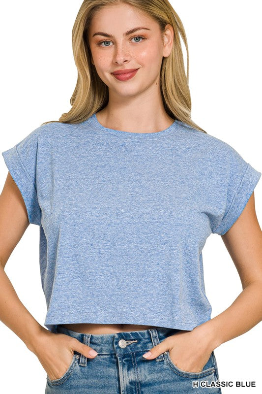 Relax and Repeat Tee - Cornflower Blue