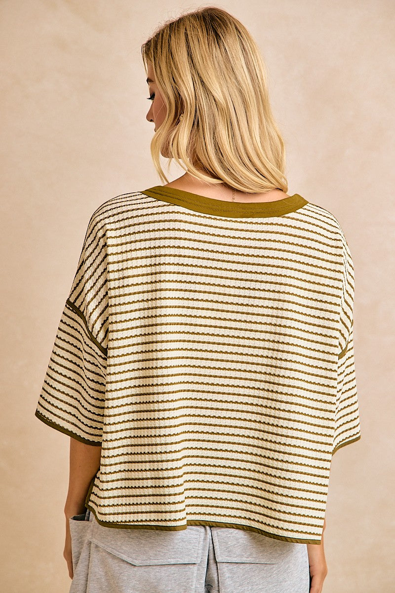 Joy Overflowing Top - Olive
