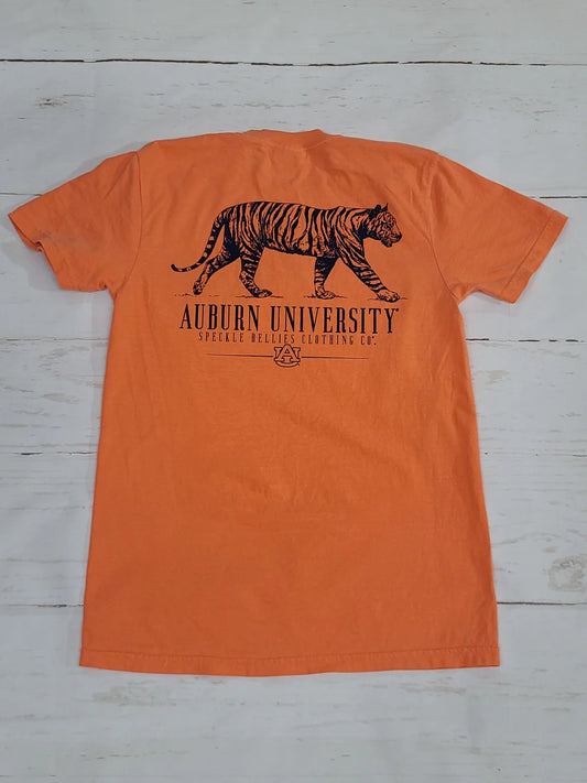 Speckle Bellies Auburn Walking Tiger Tee