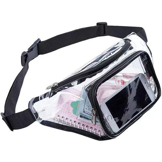 Clear as Day Black Fanny Pack