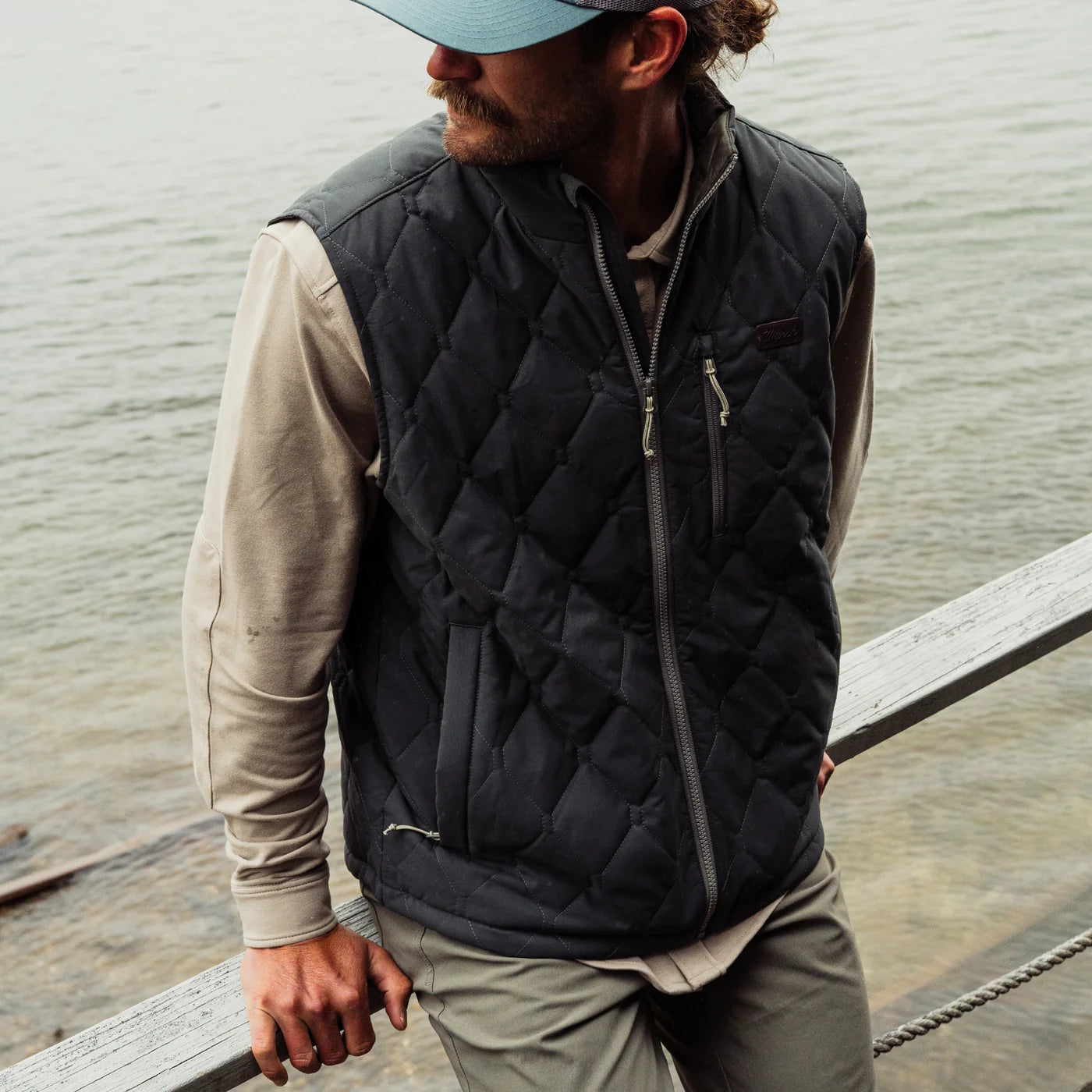 Marsh Wear Barnwell Puff Vest - Ash
