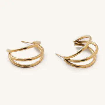 Annabelle Triple Hoops