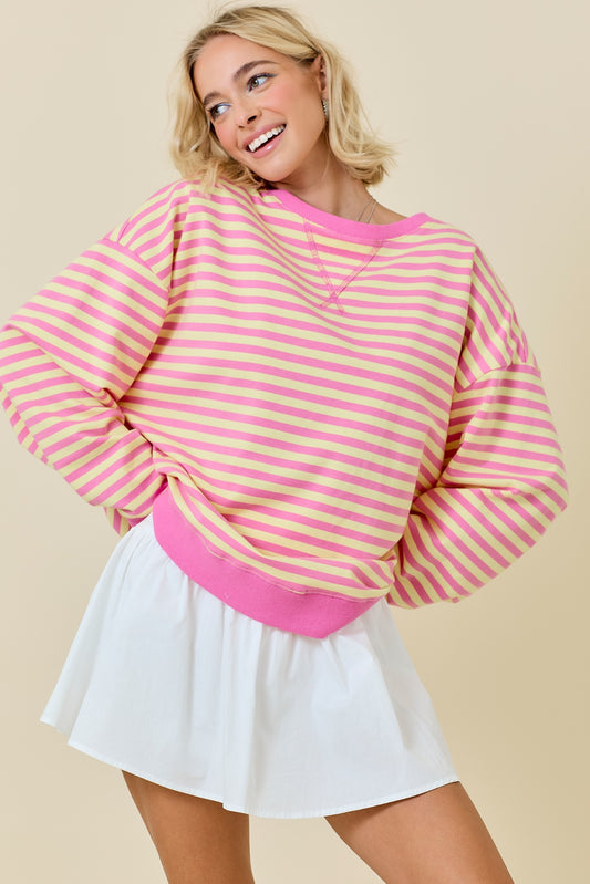 Summer Sunsets Pullover - Pink Lemonade