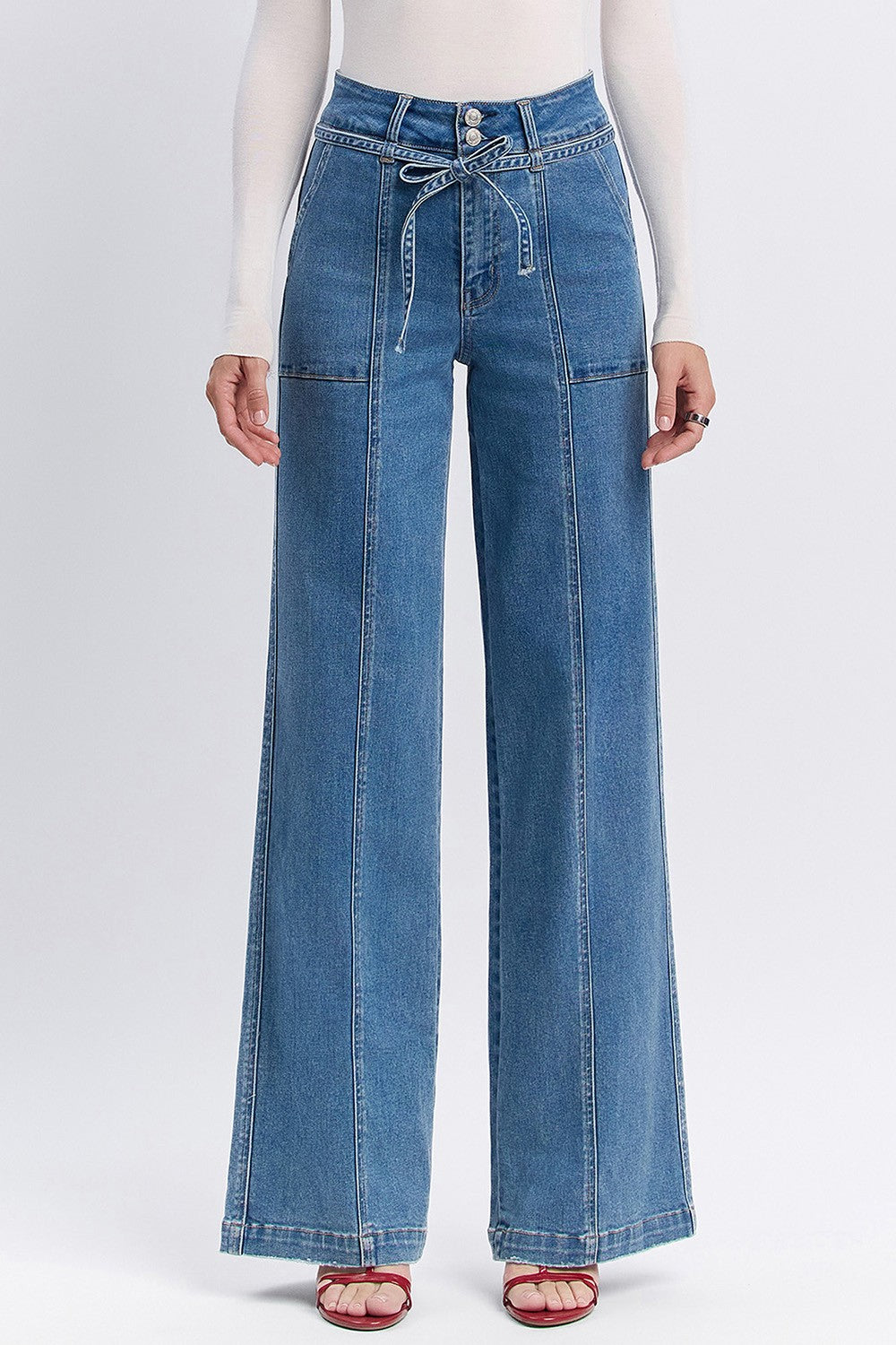 The Kinsley Wide Leg Jeans