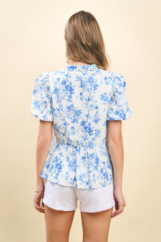 The Hannah Top - Blue