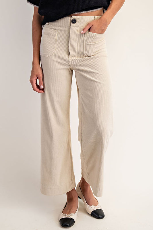Conference Call Pants- Sand