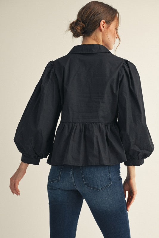 The Susan Top - Black